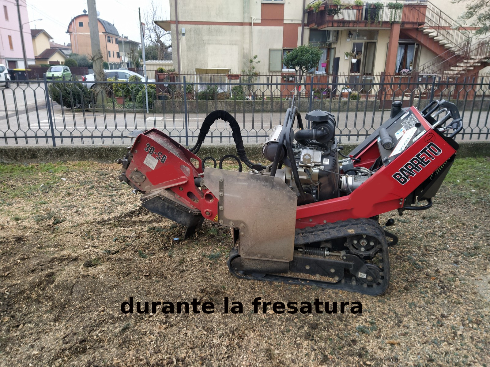 durante la rimozione del ceppo